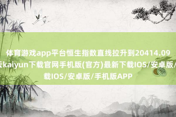 体育游戏app平台恒生指数直线拉升到20414.09点收盘-开云kaiyun下载官网手机版(官方)最新下载IOS/安卓版/手机版APP