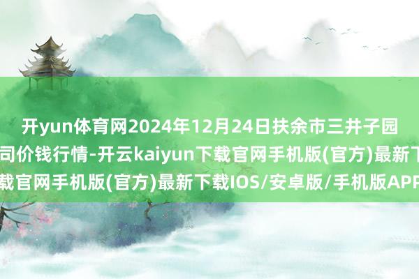 开yun体育网2024年12月24日扶余市三井子园区市集开辟运营有限公司价钱行情-开云kaiyun下载官网手机版(官方)最新下载IOS/安卓版/手机版APP